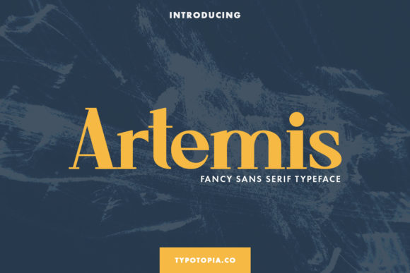 Artemis Display Font for Bold Handmade Branding