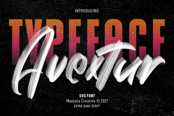 Avextur Font: Casual Street-Style Display Typeface
