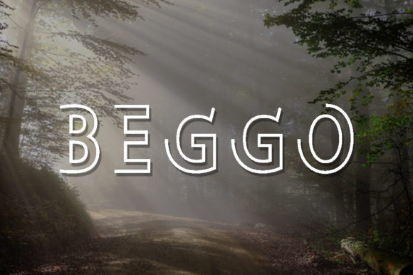 Beggo: A Clean Minimalist Display Font for Campaign Creators