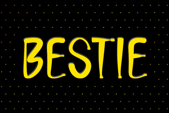 Bestie Display Font for Creatives and Campaign Messaging