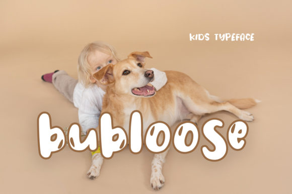 Bubloose: A Bubbly Display Font for Publishing Projects