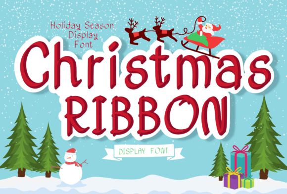 Christmas Ribbon Font Review for Campaign Designers