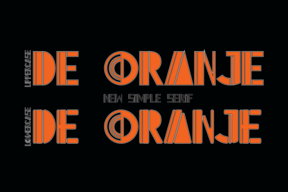 De Oranje Display Font for Modern Web Branding