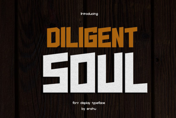 Diligent Soul Display Font for Bold Business Branding