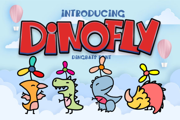 Dinofly Font for Playful Small Business Branding