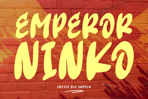 Emperor Ninko Display Font for Urban Craft Brands