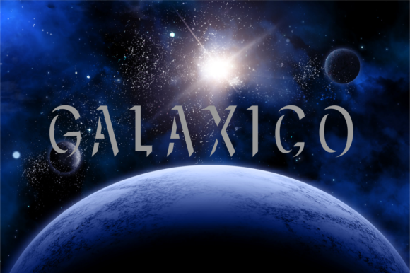 Galaxtico: A Bold 3D Display Typeface for Editors