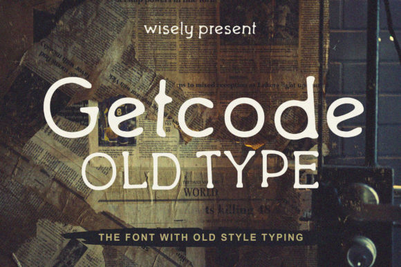 Getcode Old: A Vintage Display Font Put to Work