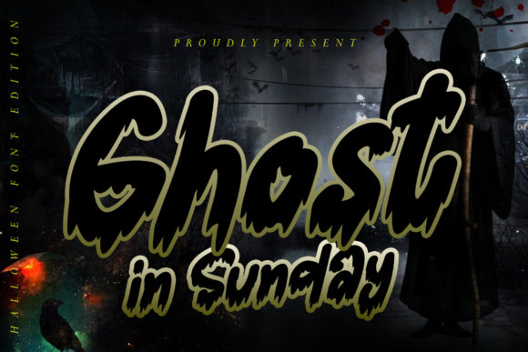 Ghost in Sunday Font for Spooky Halloween Campaign Designs