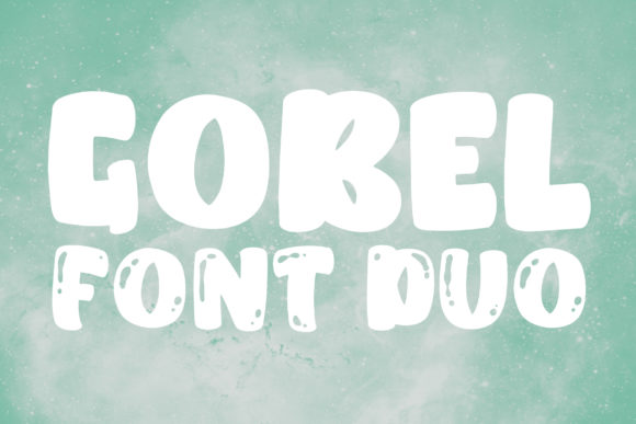 Gobel: A Playful, Thick Display Font for Bold Creative Projects