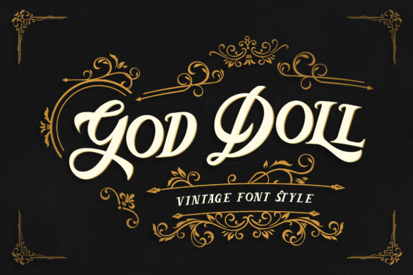God Doll: A Bold Display Font for Confident Design