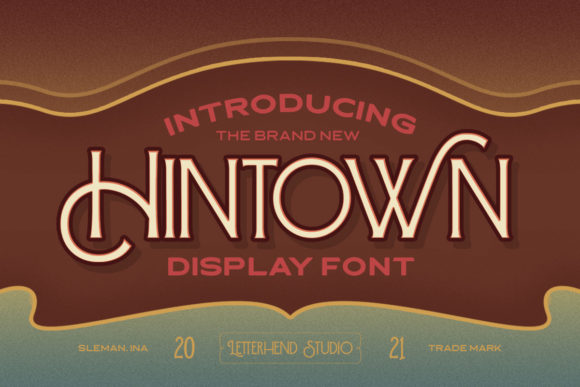 Hintown: An Elegant Display Font for Editorial Design