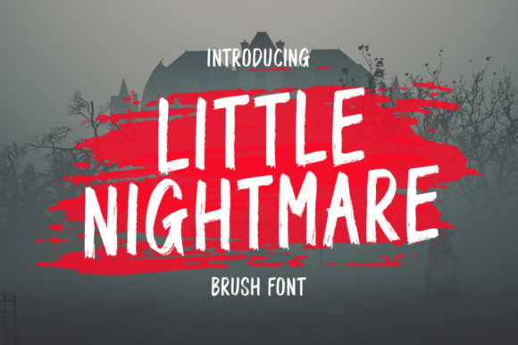 Little Nightmare Display Font for Spooky Brand Impact