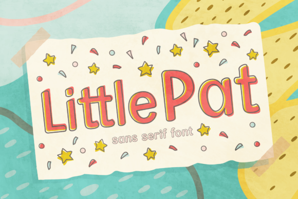 Little Pat Display Font for Web Design and Branding