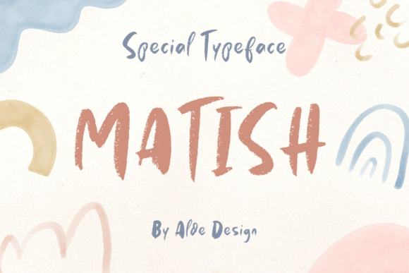 Matish: A Rough-Textured Display Typeface for Editorial Design