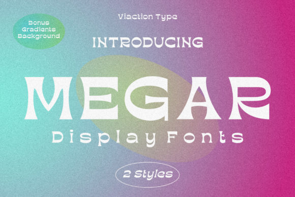 Megar: A Whimsical Retro Display Font for Editorial Design
