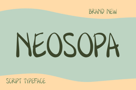 Neosopa: A Relaxed Display Font That Elevates Your Brand