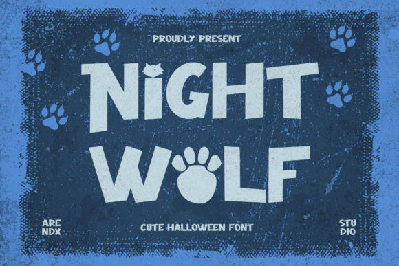 Night Wolf: A Cute, Fun, Friendly Display Font for Thoughtful Design