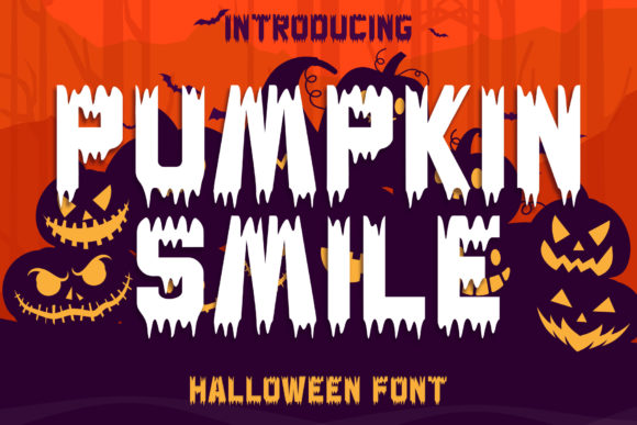 Pumpkin Smile: The Spooky Display Font for Creative Projects