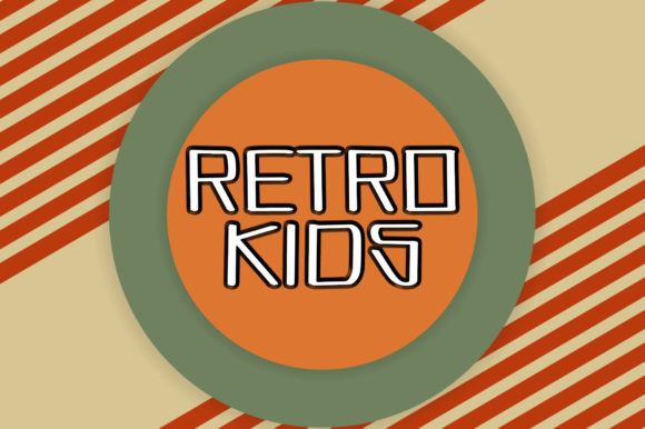 Retro Kids Font: A Playful Display Typeface for Handmade Goods