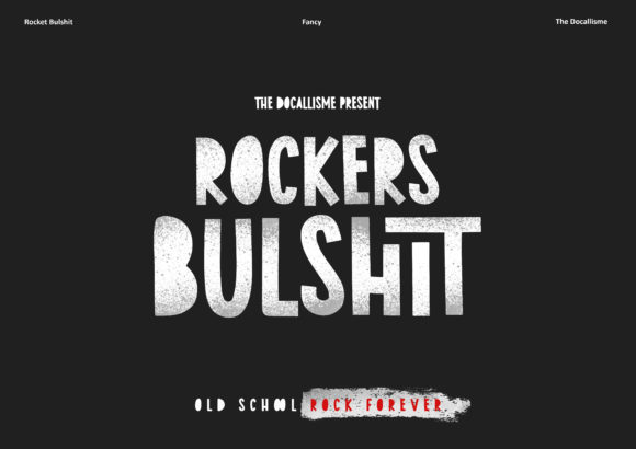 Rocket Bulshit: A Graffiti Display Font for Editorial Design