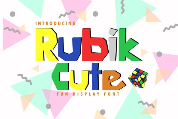 Rubik Cute: A Geometric Display Font for Editorial Impact