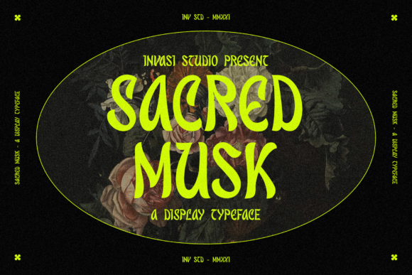 Sacred Musk: A Whimsical Display Font for Branding