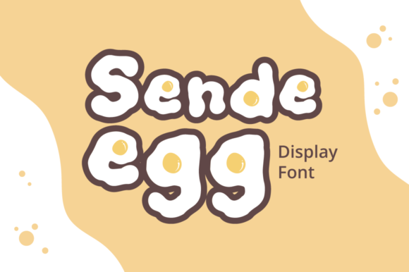 Shape Your Campaign Look with Sende Egg Font