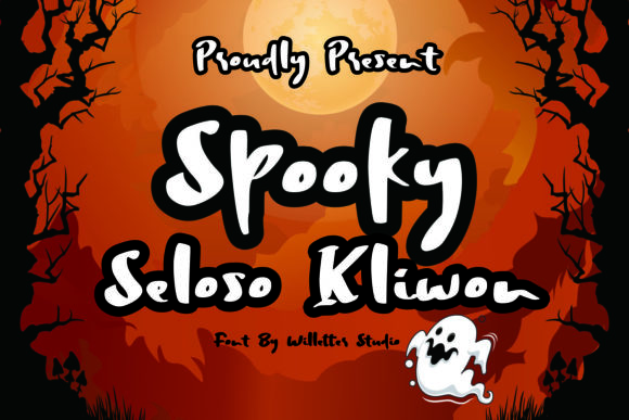 Spooky Seloso Kliwon Display Font for Editorial Projects