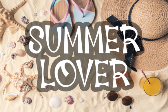 Summer Lover Display Font for Standout Marketing Visuals