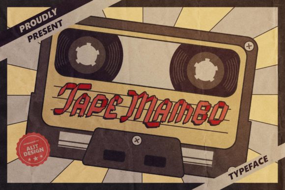 Tape Mambo: A Vintage Display Font for Web Designers