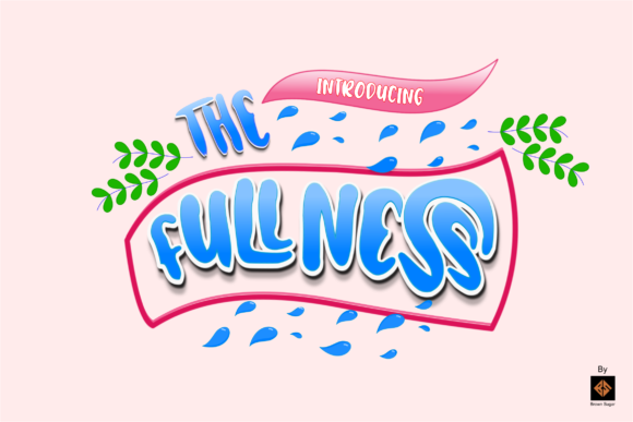 The Fullness: A Playful Display Font for Handmade Labels & More