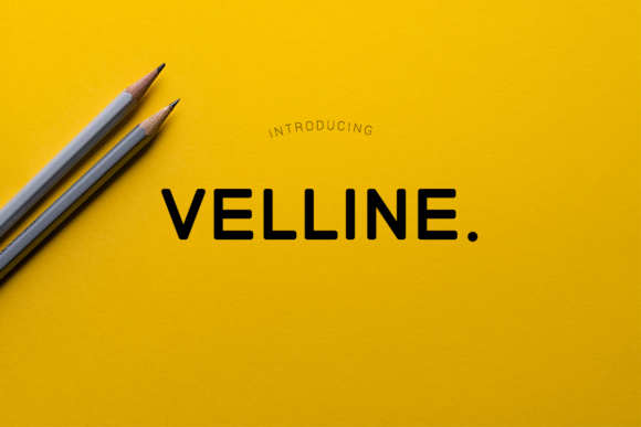 Velline: A Minimal Sans Serif Font for Makers