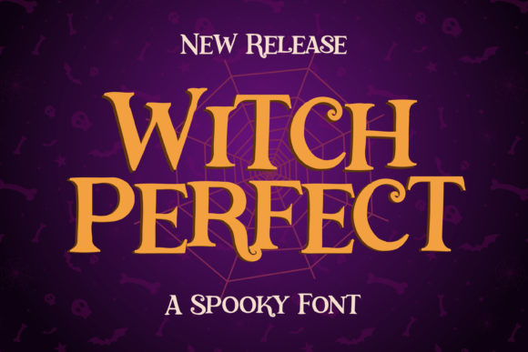 Witch Perfect Display Font for Spooky Campaign Graphics